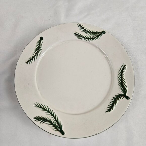 Palm Tree Themed Ceramic Jarred Candle Topper or Shade and Plate - Picture 11 of 13